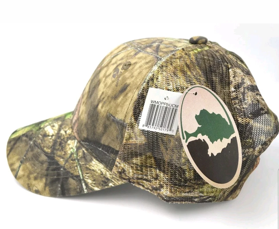 Mossy Oak Break-up Country or Realtree Edge Camo Men's Mesh Back Adjustable Hats - Image 4 of 4