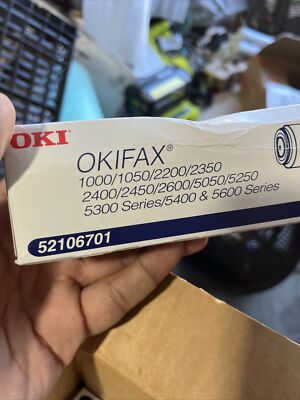 Genuine OKI Data OKIFAX 1000 2350 5050 Black Toner Cartridge 52106701 new 4lot