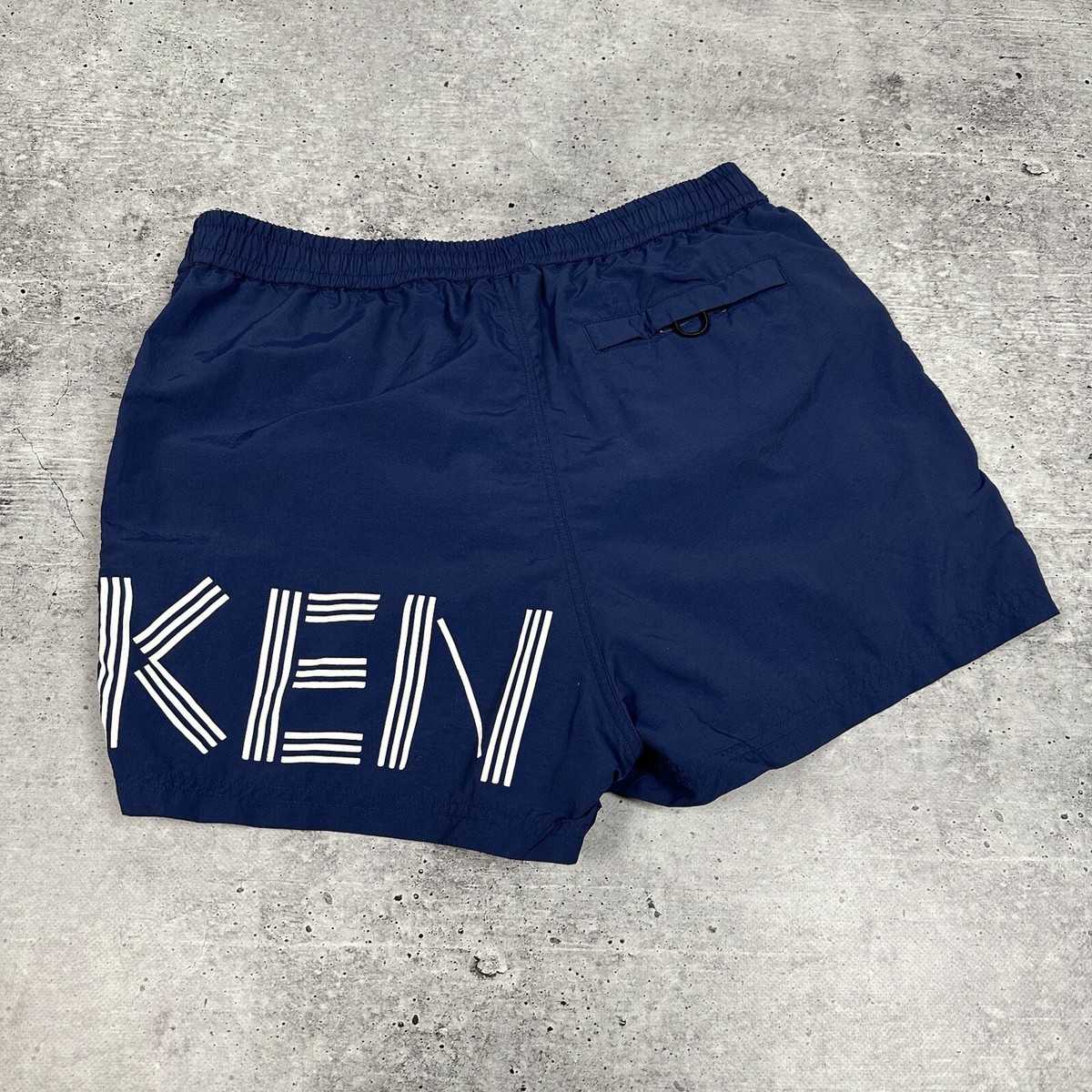 Kenzo Side Logo Swim Shorts Men's Blue Size S | eBay