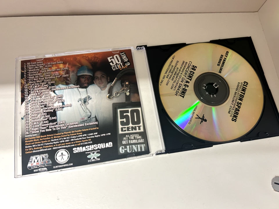 CLINTON SPARKS 50 CENT G-UNIT LIVE CONCERT ON SMASH NYC PROMO MIXTAPE MIX CD - Image 2 of 2
