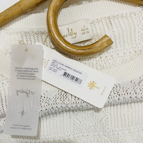 Tigerlily Apollo Rita Cropped Sweater Jumper Size AU 14 Brand New With Tags - Picture 7 of 7