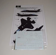 MENG F-35A LIGHTNING II LS-007 ⭐PARTS⭐ DECAL SET+PLACEMENT GUIDE+PHOTO-ETCH 1/48