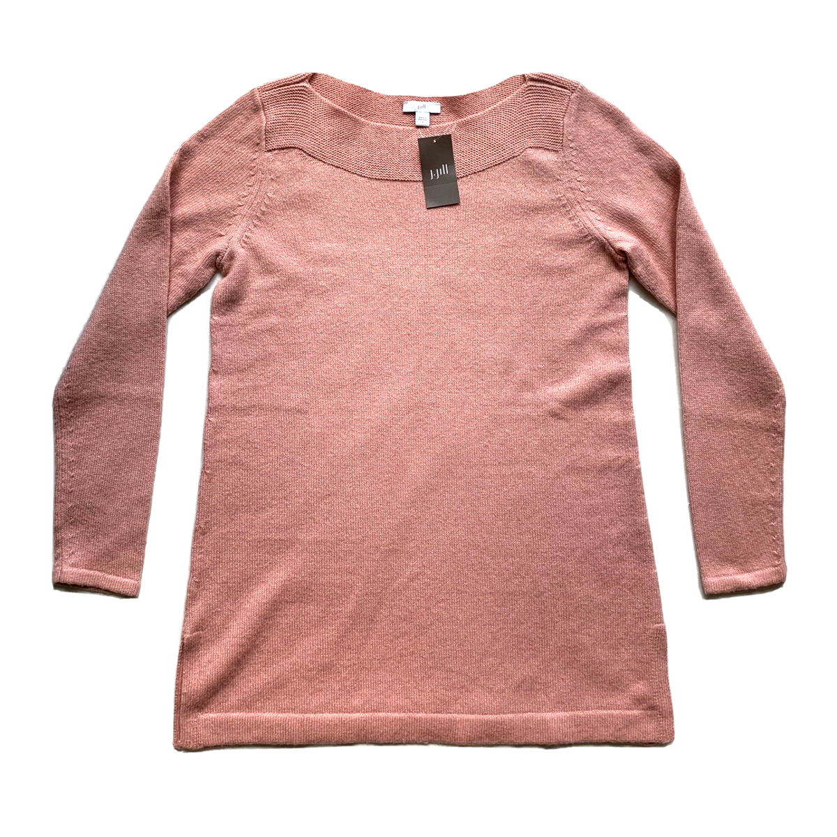 Jill Tunic Sweater Womens Small Chunky Knit Long Sleeve Cotton