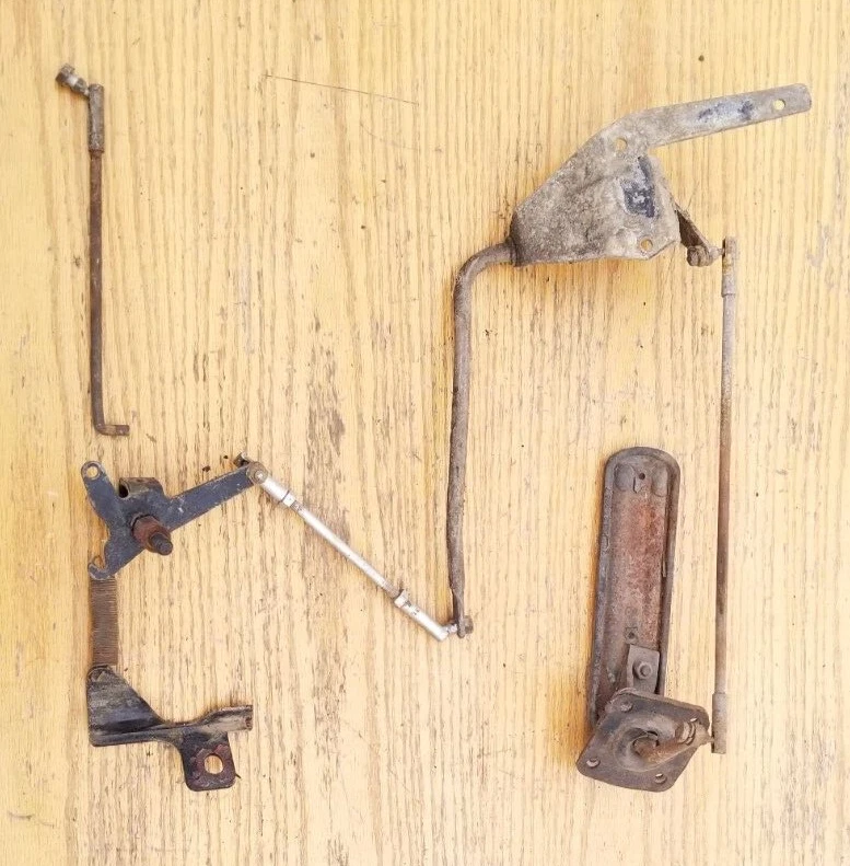 Pedal de gasolina Linkage para carburador 1949 Plymouth Chrysler Dodge Mopar DeSoto 49 50 - Imagem 4 de 4