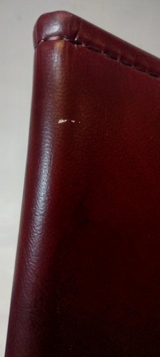 Stafford Padfolio Burgundy Metal Corners Legal Pad and Card Holder Made in USA - 第 13/13 張圖片