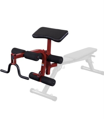 Body-Solid Best Fitness Preacher Curl and Leg Extension and Leg Curl Attachment
