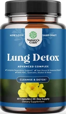 Quit Smoking Aid - Lung Cleanse & Detox Pills - Made in USA - Helps to Clear Lun
