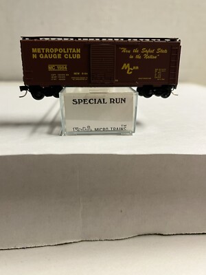 MICRO TRAINS LINE MTL KADEE SPECIAL RUN BLW 63 METROPOLITAN N GAUGE CLUB 1984