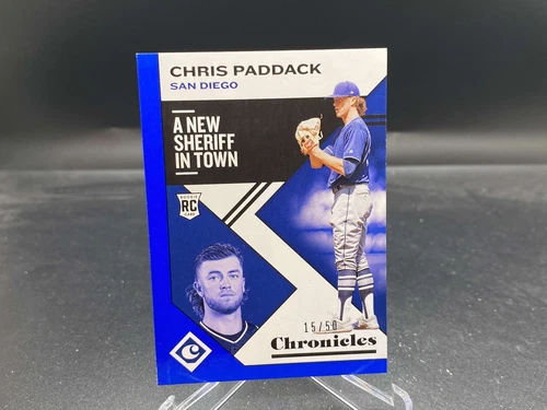 Chris Paddack 2019 Chronicles Blue #17 /50 Padres Twins RC Rookie EX-NM