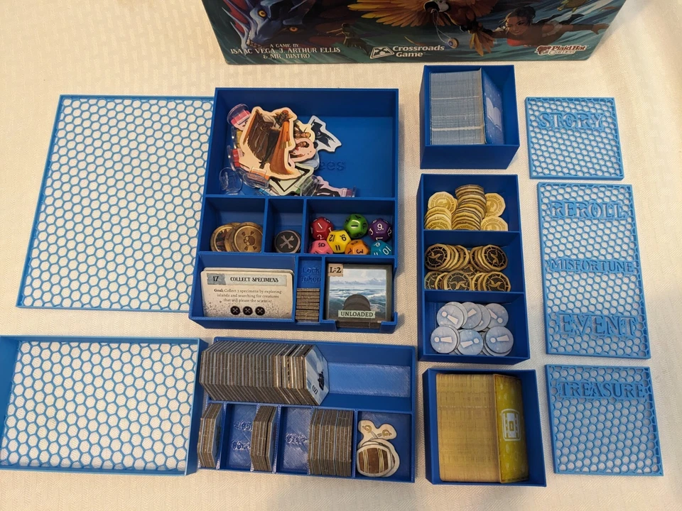 Organizador de insertos para juegos de mesa Forgotten Waters Foto 3 de 4