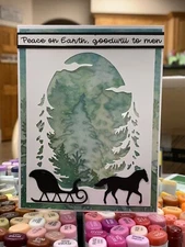 Stampin Up Christmas Card Kit Peace On Earth