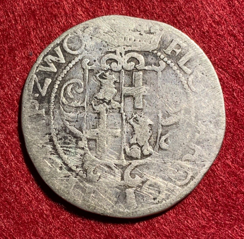 NIEDERLANDE - Provinz ZWOLLE: Florin zu 28 Stuiver o.J. / Kaiser Matthias /2414