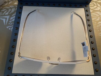 BCBGMAXAZRIA Festive White gold Reflective Metal Aviator  display picture 1