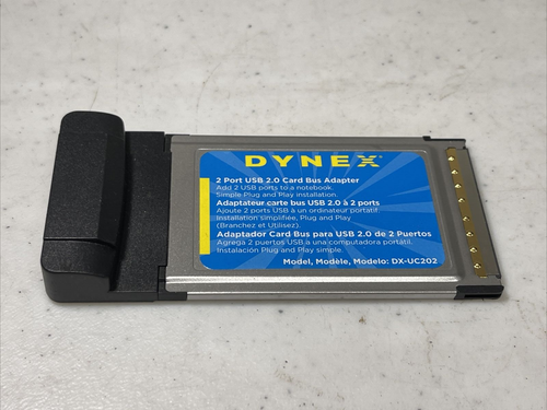 Dynex DX-UC202 2-Port USB 2.0 Notebook Card - 第 2/4 張圖片