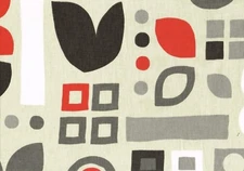 Robert Allen Fabric Habitat Cherry Cotton Print  Drapery  Upholstery 