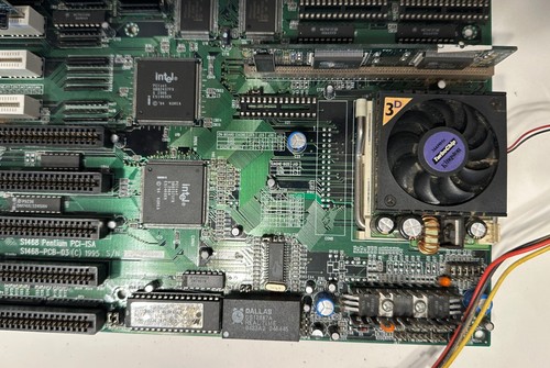 Vintage płyta główna z opcjami, Kingston TurboChip 366, modem faksowy, pamięć, więcej - Zdjęcie 2 z 12