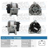 Meat & Doria Lichtmaschine Generator FüR Dacia Duster Logan Pick-Up Us_ 1.5