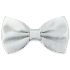 Bow Tie for Men  Boys, Pre-Tied Bowtie Adjustable 9  18in, for Cream White