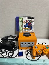 Nintendo GameCube Controller +4 Games Pikmin Mario Kart MMO Memory Used