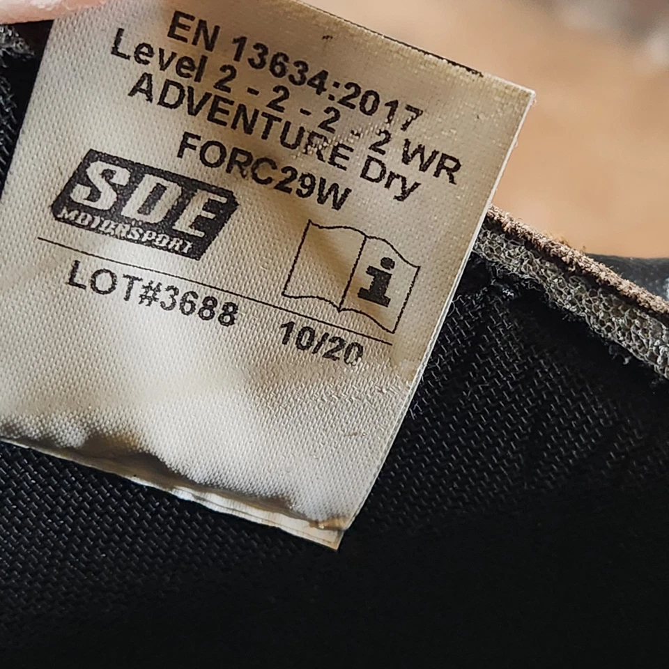 Botas de Motocicleta Forma Adventure Secas Para Hombre 12 46 Marrón Montar Doble Deporte Foto 3 de 4