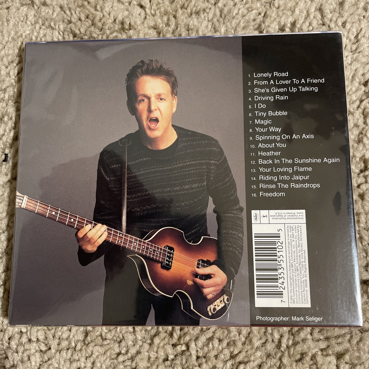 PAUL McCARTNEY Driving Rain CD With Rare Slipcase Beatles