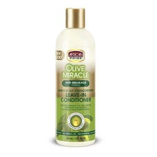 AFRICAN PRIDE Olive Miracle AntiBreakage Hair  Scalp Leave in Conditioner 12OZ