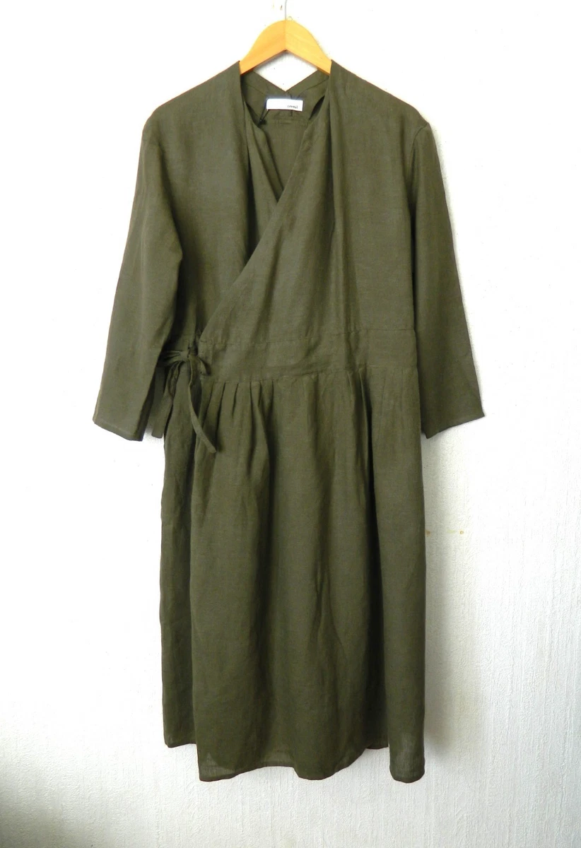 Robe Cache-cœur Cache Cœur Verte, Jersey Stretch – Taille M (36/38)
