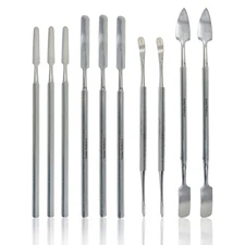10 Pc Stainless Steel Spatula Wax & Clay Sculpting Tool Set
