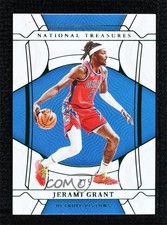 2021-22 Panini National Treasures Emerald 2/5 Jerami Grant #24 s3g