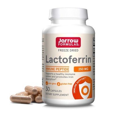 Jarrow Formulas Lactoferrin Supplements 250 mg 30 Count (Pack of 1), No Color
