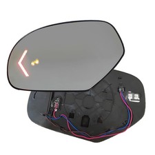 LH Left Driver Side Mirror Glass Replacement Arrow Signal Blind Spot Detectio...