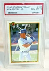 1990 Bowman Tiffany #481 Ken Griffey Jr PSA 10 Gem Mint HOF Population 399