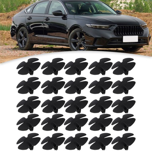 Insulation Clips Retainers Replacement 2012+ 25Pcs 91501-SWA-003 Black - Picture 3 of 15
