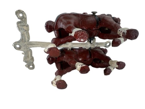 Vintage Cast Iron Budweiser Beer Wagon 8 Clydesdale Horses and Drivers And Dog - Picture 15 of 19
