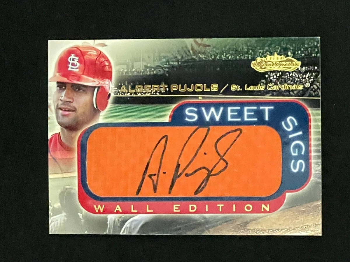 その他  Pujols Auto Fleer Fleer Albert Pujols Baseball Original Autographed Sports Trading