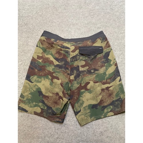 RVCA Industry Camo Board Shorts Mens Size 33 Drawstring Swim Trunks - Picture 3 of 9