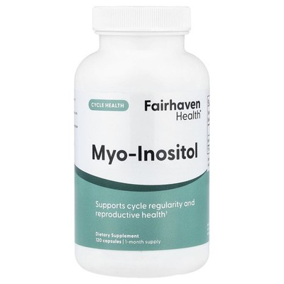 Fairhaven Health, Myo-Inositol, für Frauen und Männer, 120 Kapseln Zyklus Inosit