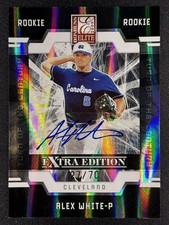 2009 Donruss Elite Extra Edition #55 Alex White Rookie Signature Autograph /70