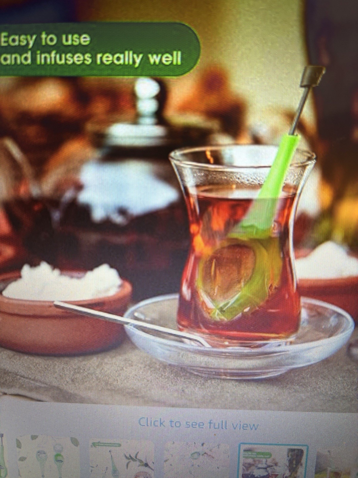 Green Tea Infuser For Loose Tea. Get Yours Today!!