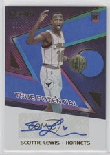 2021 Panini Recon True Potential Signatures Blue 13/49 Scottie Lewis Auto 0tw4
