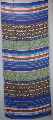 Womens Multi Paisley Tribal Boho Wrap Casual Wear Rectangle Scarf 62 in Length