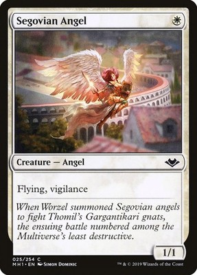 MTG Magic the Gathering Segovian Angel (25/405) Modern Horizons LP
