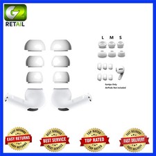 Easy-Clean Ear Tips for AirPods Pro  Silicone, Water-Washable, 3 Sizes Included