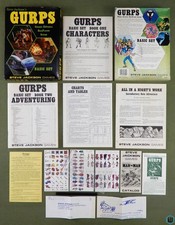 GURPS Basic Set (1st Edition Box) Complete Steve Jackson Games SJG 6000