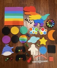 Pop It Fidget Toy Lot ADHD Sensory Stress Relief