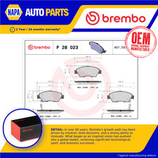 Set pastiglie freno adatte per HONDA INSIGHT ZE 1.3 Anteriore 2012 in poi LDA3 Brembo 06450S5AE50