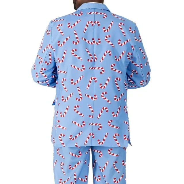 DEC 25TH Men's 3-Piece Light Up Holiday Suit Size XL Americane Dream Blue - Image 2 of 4