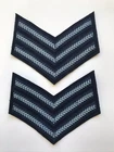 WORLD WAR 1/2 BRITISH RAF SERGEANTS CHEVRONS STRIPES REPRODUCTIONS -PAIRS