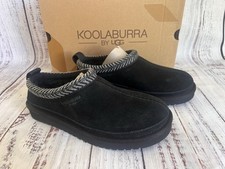 Size 5 Koolaburra by UGG Womens Burree Slipper Black Slip On Shoes NEW