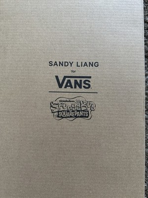 VANS Sandy Liang SpongeBob SquarePants Men's High Top Sneakers Blue Green